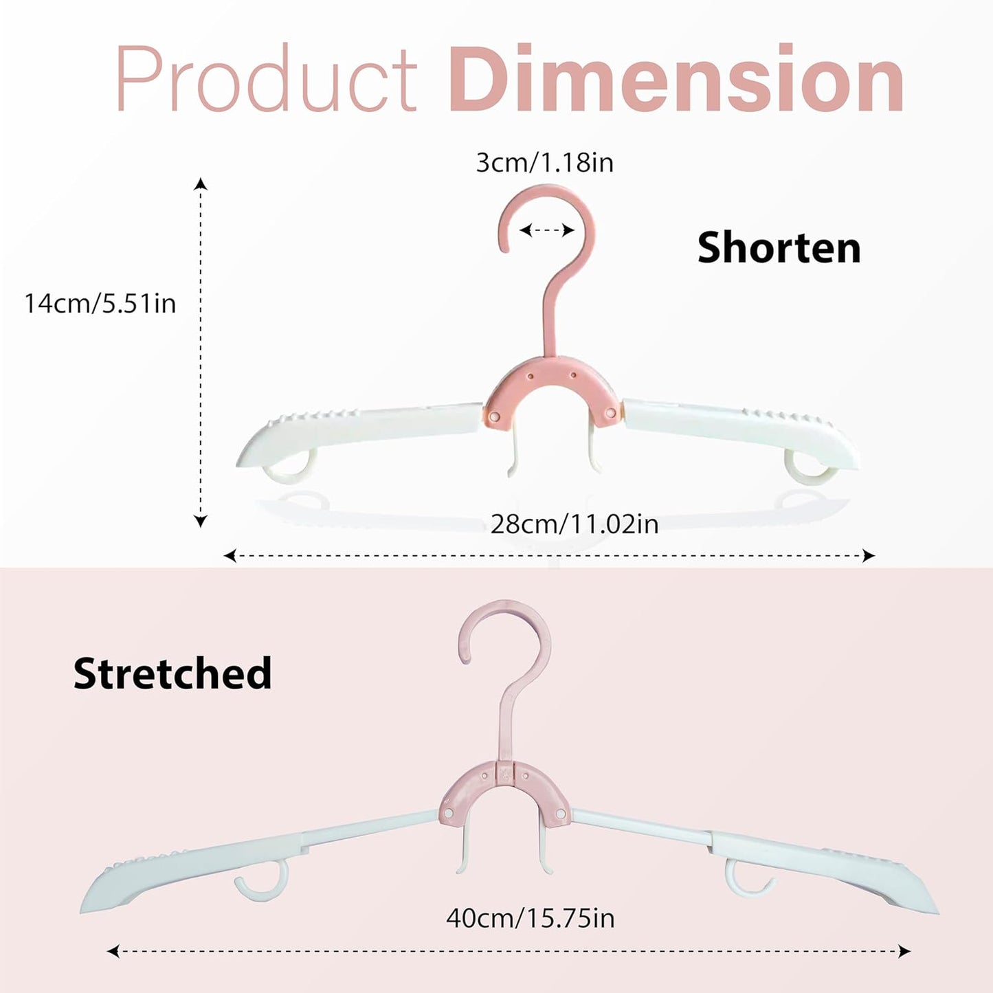 Foldable Hanger for Clothes Hanging