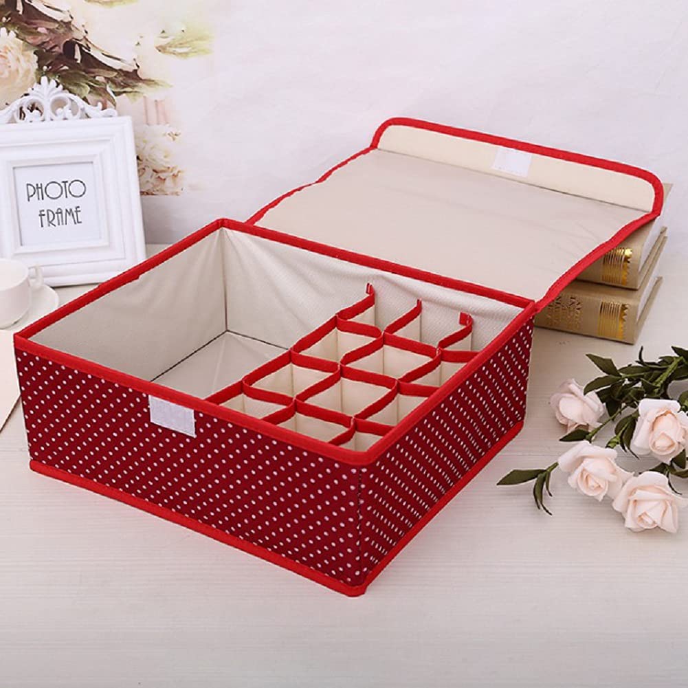 SHELF ORGANIZERS MULTI COMPARTMENT CELL FOLDABLE STORAGE BOX