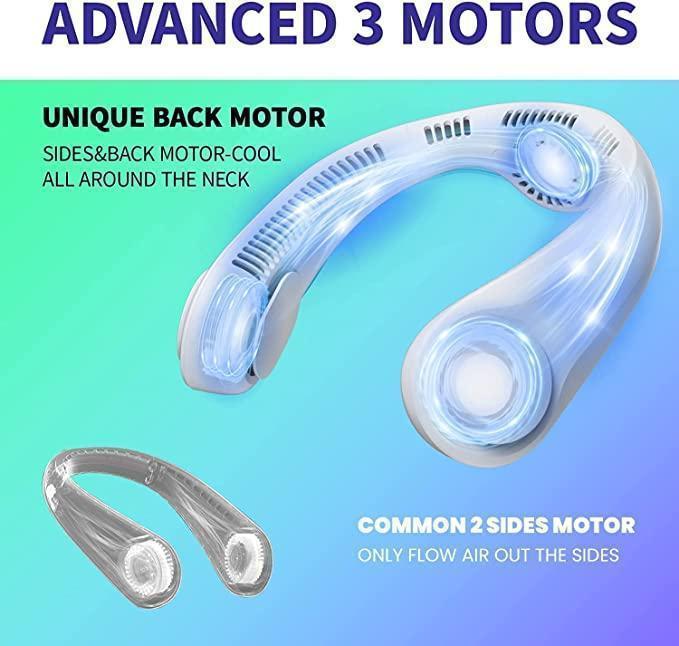 Portable Neck Fan with 360° Airflow