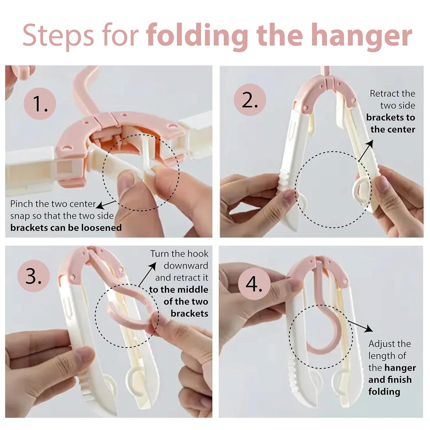 Foldable Hanger for Clothes Hanging