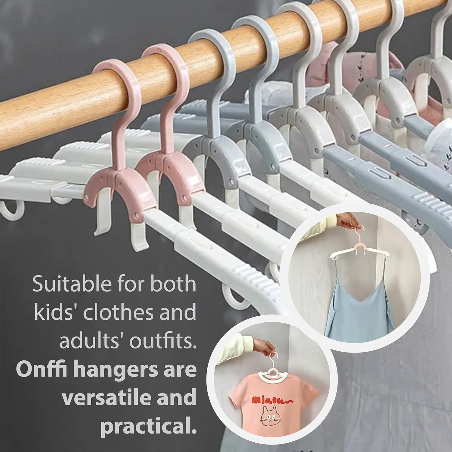 Foldable Hanger for Clothes Hanging