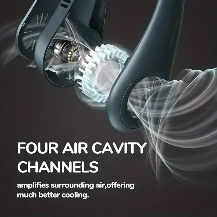 Portable Neck Fan with 360° Airflow