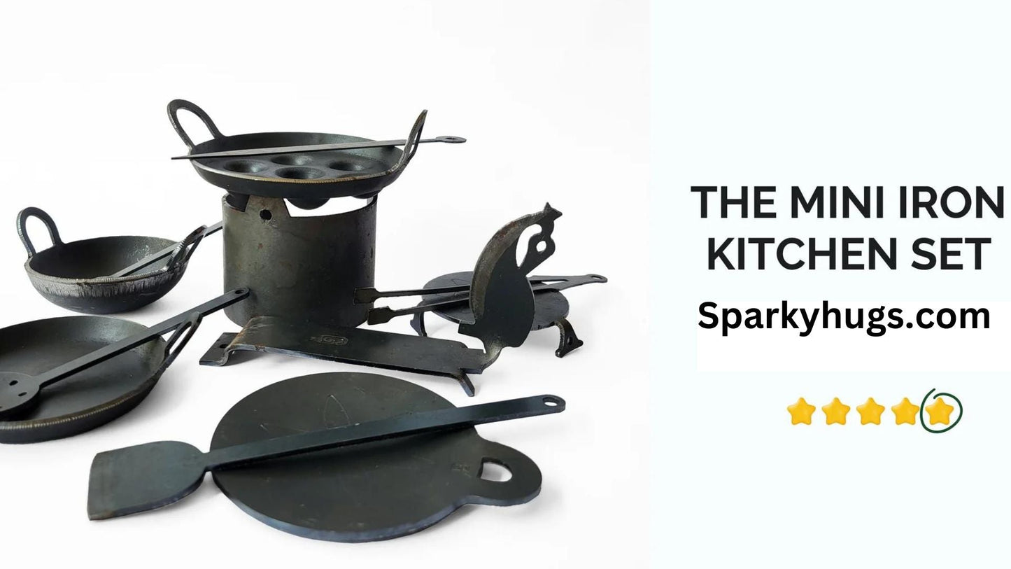 Mini real cooking set-STOP SCREEN TIME CHILDREN