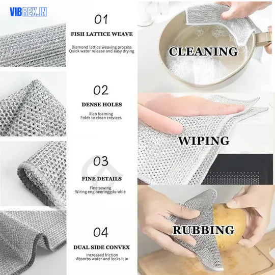 Multifunctional Non-Scratch Wire Dishcloth