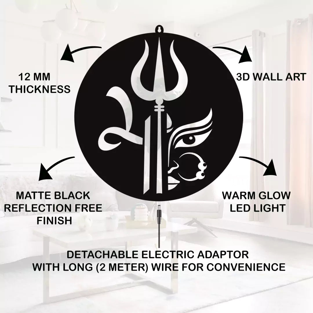 MAA DURGA LED Wall Decor Light