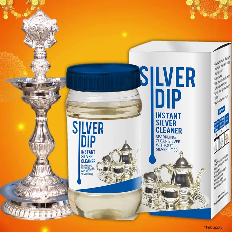 Premium Silver Cleaner - (Pack of 1 Bottle -200ml each)