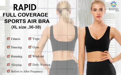 Breathable Cool Lift up Air Bra [Pack of 3]