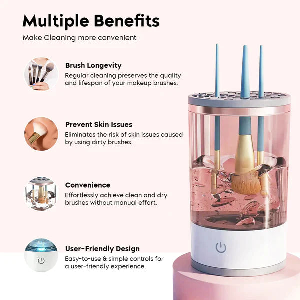 Automatic Makeup Brush Cleanser