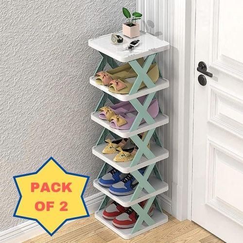 5 Layer Shoes Organizer(Pack of 2)