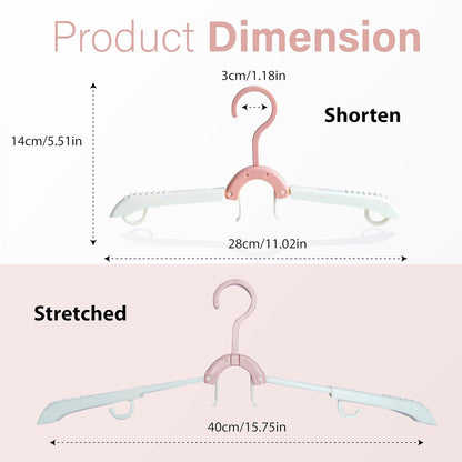 Foldable Hanger for Clothes Hanging