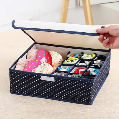 SHELF ORGANIZERS MULTI COMPARTMENT CELL FOLDABLE STORAGE BOX