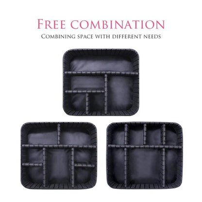 Portable LED Makeup Organizer with Mirror