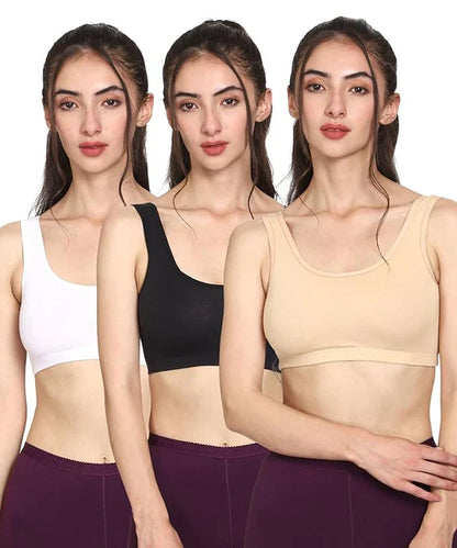 Breathable Cool Lift up Air Bra [Pack of 3]