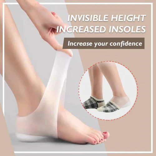 Silicone Invisible Heightening Pain Relief Insole